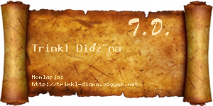 Trinkl Diána névjegykártya